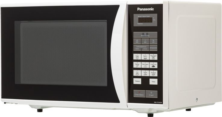 Panasonic Мікрохвильова піч, 25л, 800Вт, дисплей, білий (243562) NN-ST342WZPE фото