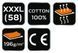 Футболка поло DENIM, чорні, розмір XXXL