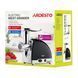 М'ясорубка ARDESTO 1800Вт, продук.-2кг/хв, 3 решітки + для ковб., кеббе, 4 терки, пластик, чорно-сріблястий (313007) MGL-2250R