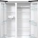 Gorenje Холодильник SBS 179х67х92см, 2 двері, 356( 191)л, А++, NF+, Інв. , зона св-ті, зовн. диспл, матовий сірий (365420) NRR9185EAXL