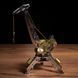 Коллекционная модель-конструктор Metal Time Mighty Machine Портовый кран механический двухцветный (MT055) dt_94821