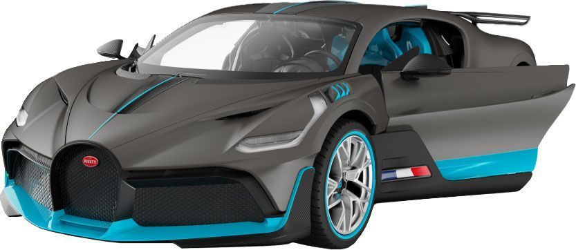 Машинка Rastar Bugatti Divo на радиоуправлении. 1:14. Серый