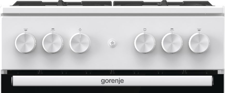 Gorenje Плита газова, 70л, 50x60см, чавун, білий (374471) GG5A11WF фото