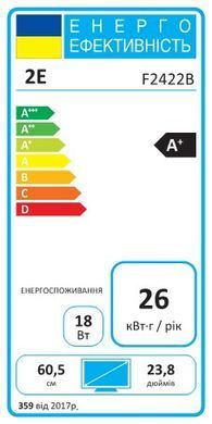 Монитор 2E 23.8" F2422B D-Sub, HDMI, IPS, 75Hz 2E-F2422B-01.UA фото