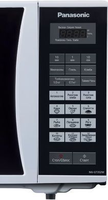 Panasonic Мікрохвильова піч, 23л, електр.керув., 800Вт, дисплей, білий (243574) NN-GT352WZPE фото
