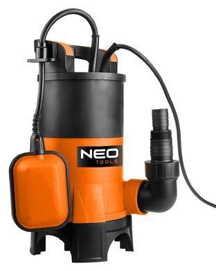 Занурювальний насос для брудної води Neo Tools 04-745, 400 Вт, макс. натиск 7 м, 8000 л/год 04-745 фото
