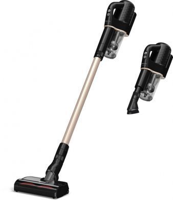 Miele Пылесос беспроводный SQLL0 36 Duoflex HX1 TotalCare, 210Вт, сухая уборка, конт пыль -0,3л, автон. раб. до 12/55мин, Hygiene Lifetime, Vortex, щетка Multi Floor, черно-золотой 41QLL036UA фото