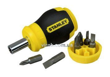 Отвертка держатель насадок HEX 1/4 "Multibit Stubby": 6 насадок, (Компл. 7 шт.)