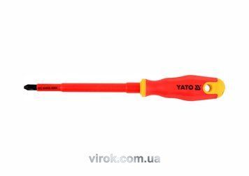 Викрутка хрестова діелектрична ізольована YATO : PH3 x 150 мм. VDE до 1000V