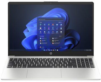 HP Ноутбук 250-G10 15.6" FHD IPS AG, Intel i5-1334U, 16GB, F512GB, UMA, Win11, серебристый 9G8F0ES фото