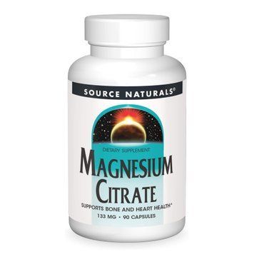 Magnesium Citrate 133mg - 90 caps Source Naturals