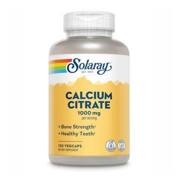 Calcium Citrate 1000mg - 120 vcaps Solaray