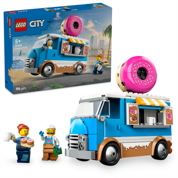Конструктор LEGO City Грузовик с пончиками 196 деталей (60452)