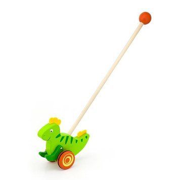Дерев'яна каталка Viga Toys Динозаврик (50963) dt_79184 фото