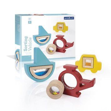 Дерев'яний сортер Guidecraft Manipulatives Транспорт (G6741) dt_2189 фото