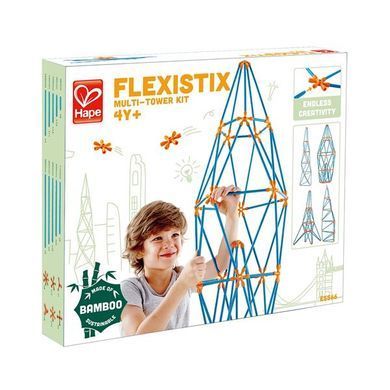 Конструктор Hape Flexistix Вежі 132 деталі бамбуковий (E5566) dt_12411 фото