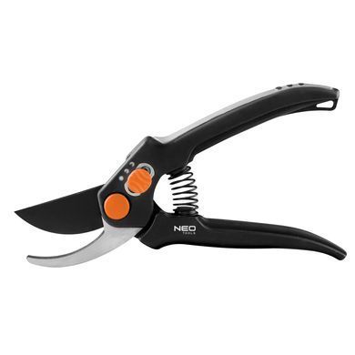 Секатор Neo Tools 185 мм (арт. 15-200) &ndash; регулируемый шаг лезвий, эргономичная ручка. 15-200 фото