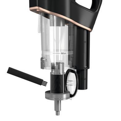 Miele Пылесос беспроводный SQLL0 36 Duoflex HX1 TotalCare, 210Вт, сухая уборка, конт пыль -0,3л, автон. раб. до 12/55мин, Hygiene Lifetime, Vortex, щетка Multi Floor, черно-золотой 41QLL036UA фото