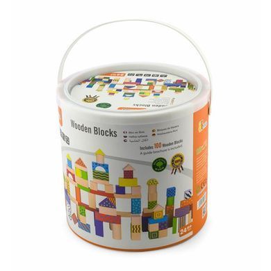 Деревянные кубики Viga Toys Узорчатые блоки 100 шт., 3 см (59696) dt_79234 фото