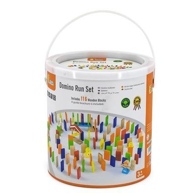 Динамічний конструктор Viga Toys Дерев'яне доміно 116 ел. (51620) dt_2300 фото