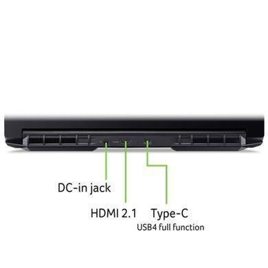 Acer Ноутбук Nitro V 16 ANV16-41 16" WUXGA IPS, AMD R5-8645HS, 16GB, F512GB, NVD4050-6, Lin, чорний (382592) NH.QRVEU.00E фото