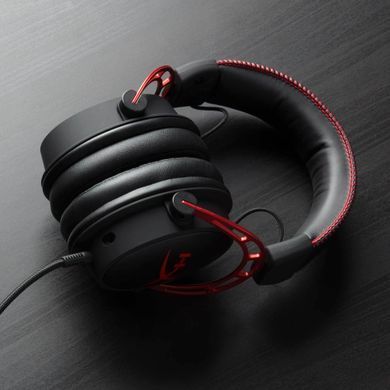 Гарнитура игровая HyperX Cloud Alpha, mini-jack/dual 3.5мм, 1.2м/2м черно-красный 4P5L1AM фото