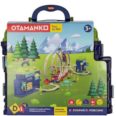 Игровой набор OTAMANKO ХРАБРЫЙ ПАРОВОЗИК трюковая железная дорога 137 деталей ibs_5320230 фото