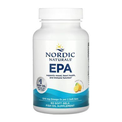 EPA - 60 softgels Nordic Naturals / ЕПК (Ейкозапентаєнова кислота)