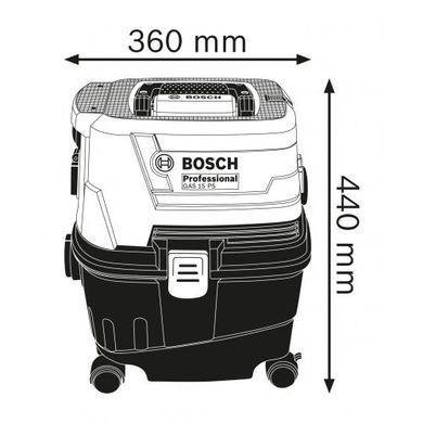 Пилосос BOSCH GAS 15 PS(06019E5100) 06019E5100 фото