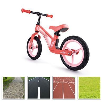 Біговел Hape Нове дослідження двоколісний 12" рожевий (E8653), Рожевий