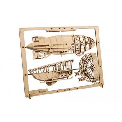 Деревянный механический 3D конструктор Ugears Цепелин (70208) dt_93673 фото