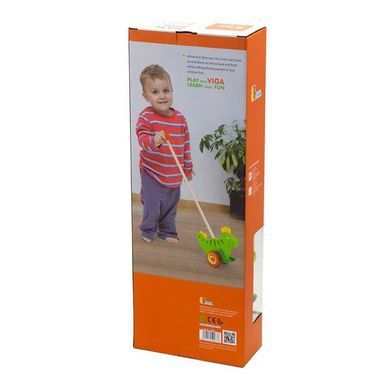 Дерев'яна каталка Viga Toys Динозаврик (50963) dt_79184 фото