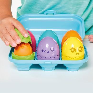 Сортер Toomies Яйца в голубом лотке 6 шт. (E73563) dt_67307 фото