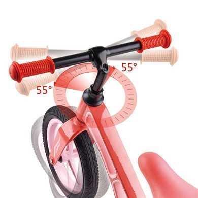 Біговел Hape Нове дослідження двоколісний 12" рожевий (E8653), Рожевий