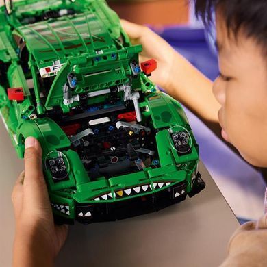 Конструктор LEGO Technic Автомобиль Porsche 911 GT3 R REXY AO Racing 1313 Деталей (42224)