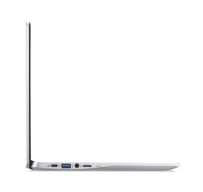 Acer Ноутбук Chromebook CB314-3HT 14" FHD IPS Touch, Intel P N6000, 8GB, F128GB, UMA, ChromeOS, серебристый NX.KB5EU.001 фото