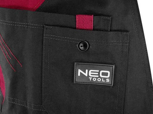 Полукомбинезон женский NEO TOOLS 81-258, комфортный крой, эластичный пояс S