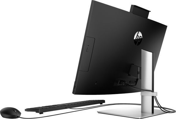 HP Комп'ютер персональний моноблок ProOne 440-G9 23.8" FHD IPS AG, Intel i3-13100T, 8GB, F512GB, ODD, UMA, WiFi, кл+м, 3р, Win11P, чорний (377411) 935Y7EA фото