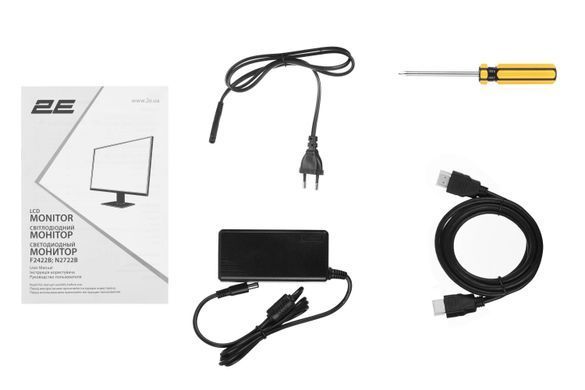 Монитор 2E 23.8" F2422B D-Sub, HDMI, IPS, 75Hz 2E-F2422B-01.UA фото