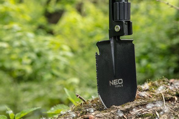 Лопата саперна NEO, 8в1, 63 см, 0.92кг, чохол (63-122)