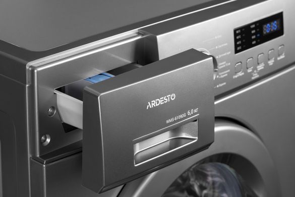 ARDESTO Стиральная машина фронтальная, 6кг, 1000, А++, 45см, дисплей, серый WMS-6109DG фото