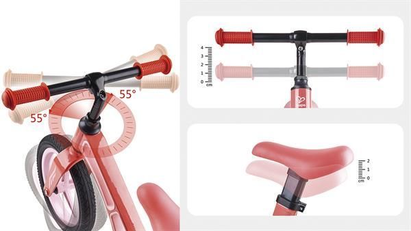 Біговел Hape Нове дослідження двоколісний 12" рожевий (E8653), Рожевий