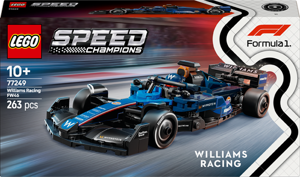 Конструктор LEGO Speed Champions Автомобіль для перегонів F1 Williams Racing FW46, 263 деталі (77249)