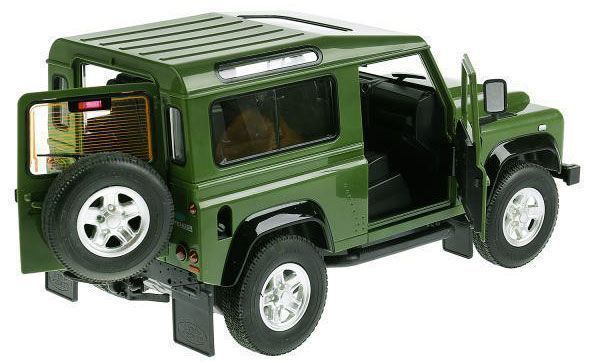 Машинка Rastar Land Rover Defender на радіокеруванні. 1:14. Зелений