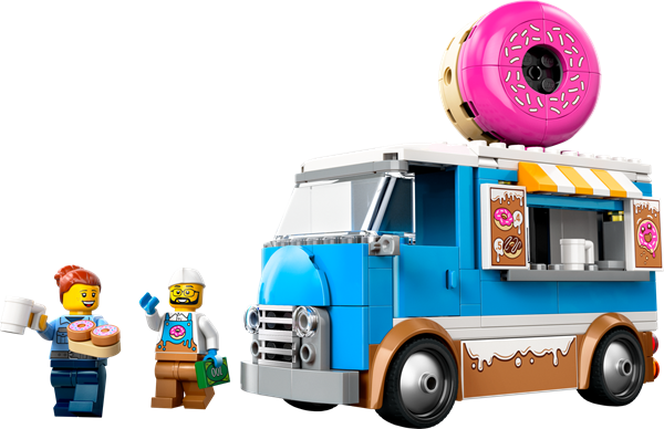 Конструктор LEGO City Вантажівка з пончиками 196 деталей (60452)