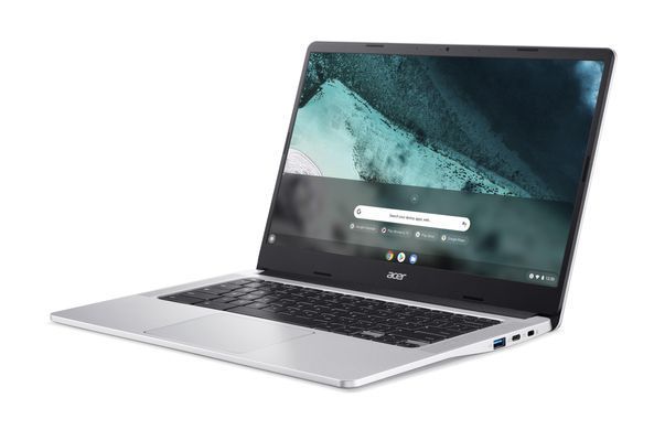 Acer Ноутбук Chromebook CB314-3HT 14" FHD IPS Touch, Intel P N6000, 8GB, F128GB, UMA, ChromeOS, серебристый NX.KB5EU.001 фото