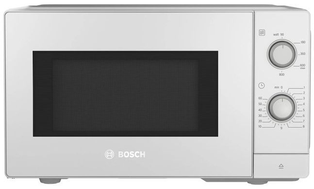 Мікрохвильова піч Bosch 20л, мех. управл., 800Вт, білий (365716) FFL020MW0 фото
