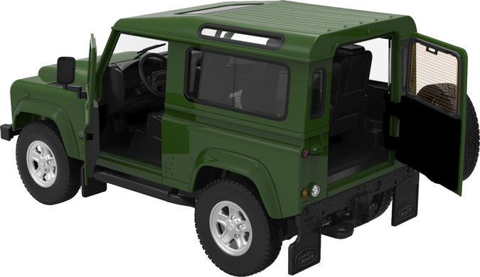 Машинка Rastar Land Rover Defender на радіокеруванні. 1:14. Зелений