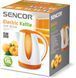 Электрочайник Sencor 1.8л, Strix, пластик, бело-оранжевый. SWK1813OR