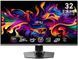 MSI Монітор 31.5" MPG 321URX-QD 2xHDMI, DP, USB-C, 2xUSB, Audio, OLED, 3840x2160, 240Hz, 0.03ms, DCI-P3 99%, AdaptiveSync, HAS, HDR400 (374477) 9S6-3DD29A-001